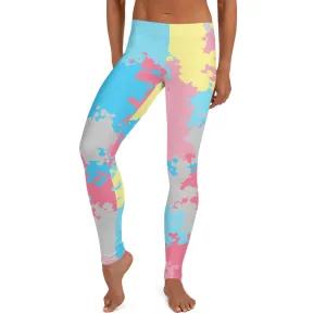 Genderflux Pride Women's Leggings Yoga Pants - Camo