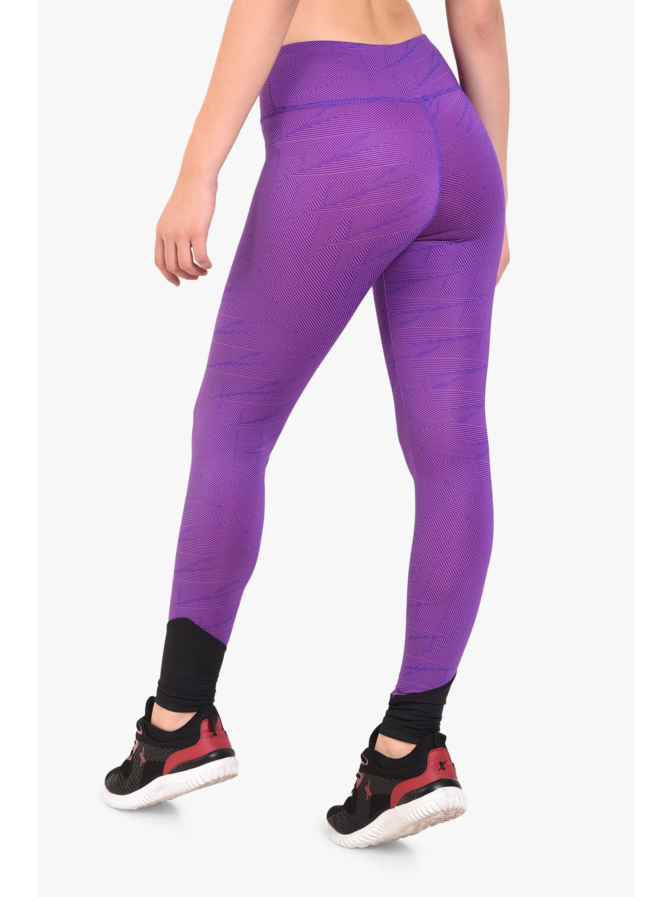 Geometrical Cone Panelled Leggings-