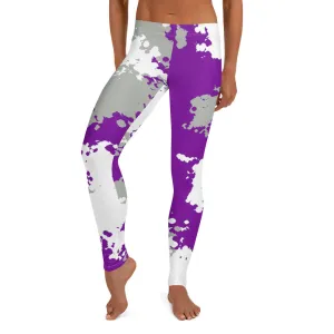 Greysexual Pride Women's Leggings Yoga Pants - Camo