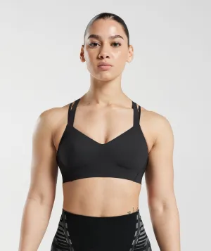 Gymshark Apex Limit Sports Bra - Black