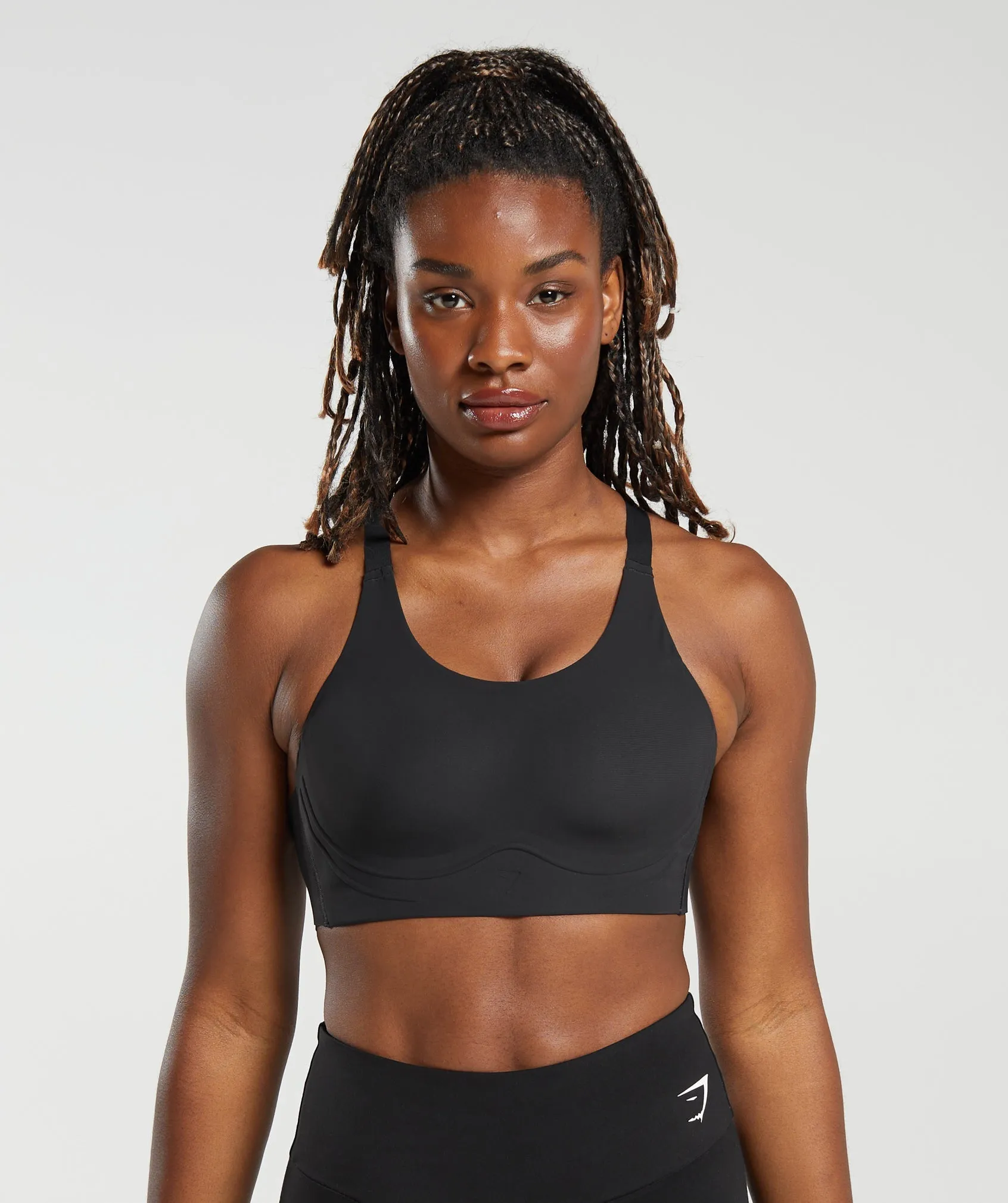 Gymshark Cross Back Sports Bra - Black