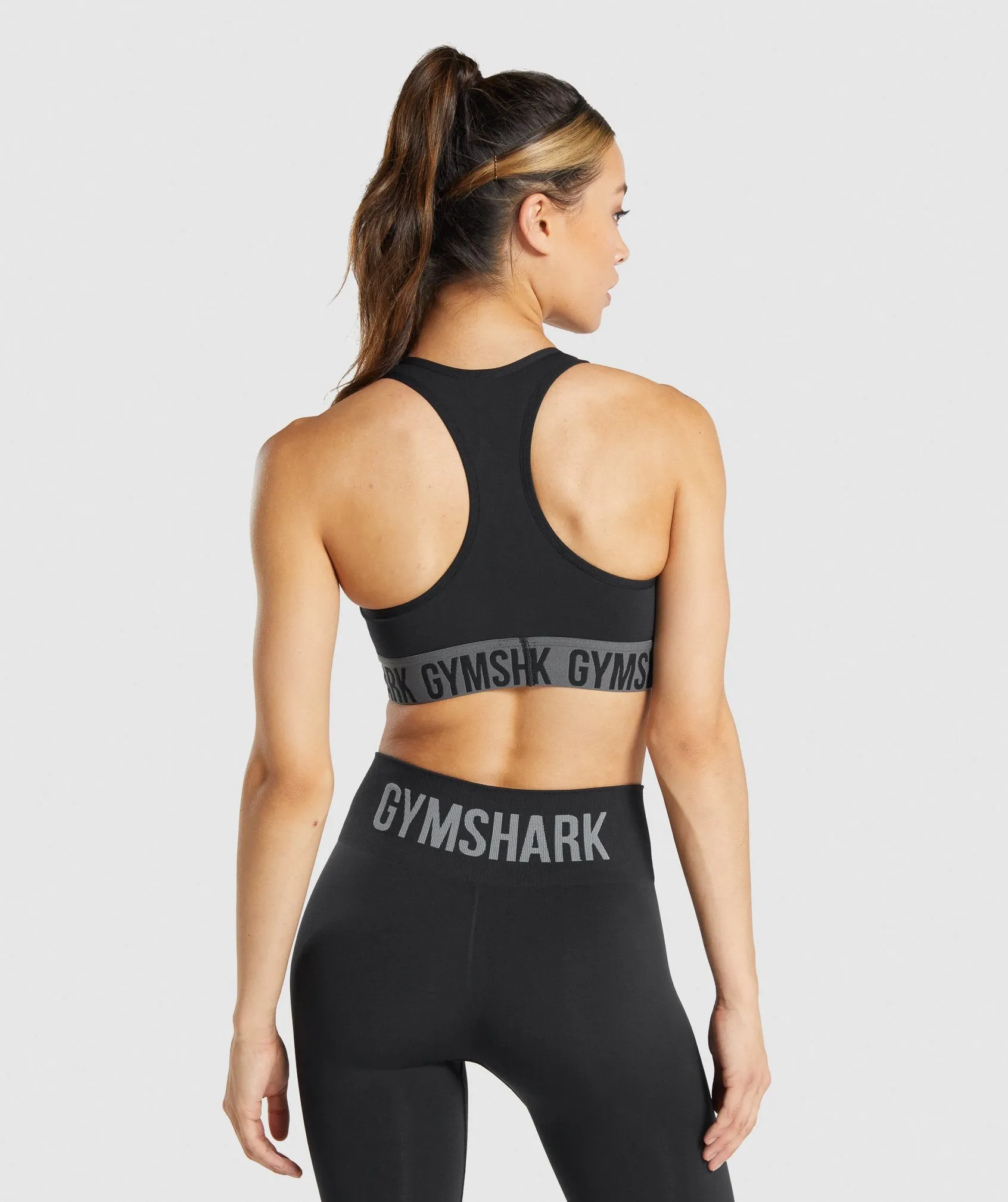 Gymshark Fit Seamless Sports Bra - Black