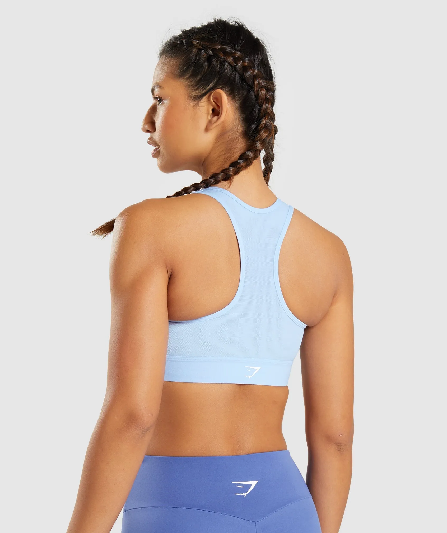 Gymshark Lightweight High Support Sports Bra - Moonstone Blue