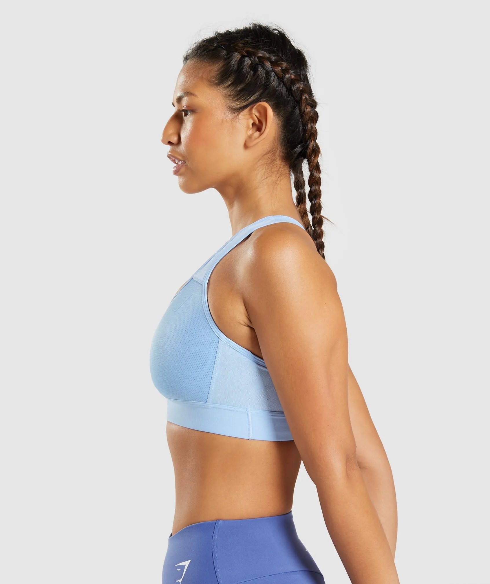 Gymshark Lightweight High Support Sports Bra - Moonstone Blue