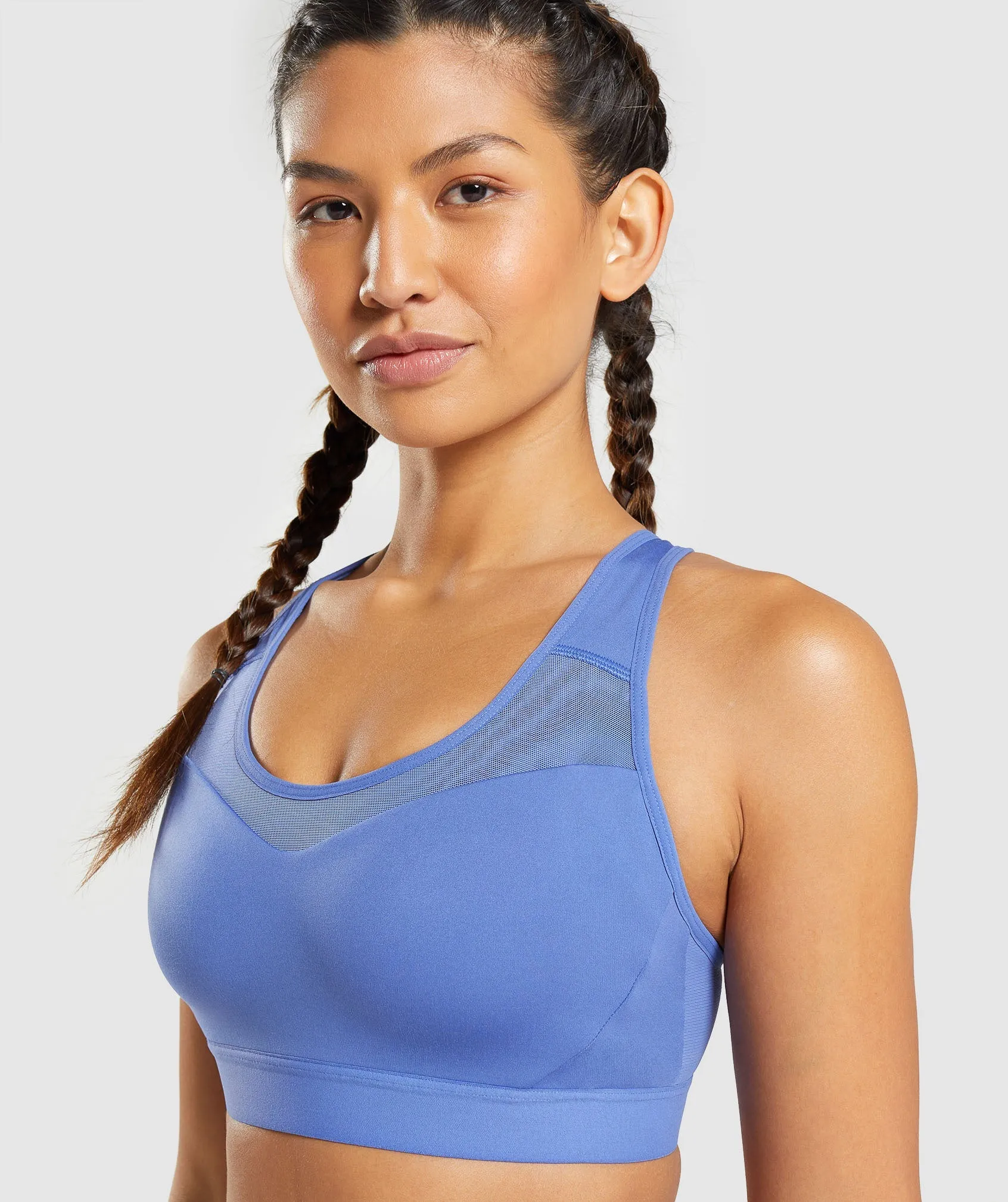 Gymshark Open Back Sports Bra - Court Blue