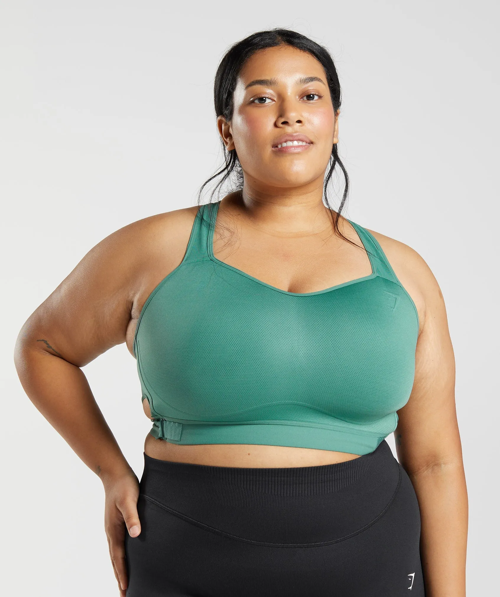 Gymshark Racerback High Support Sports Bra, B/C-E/F - Hoya Green