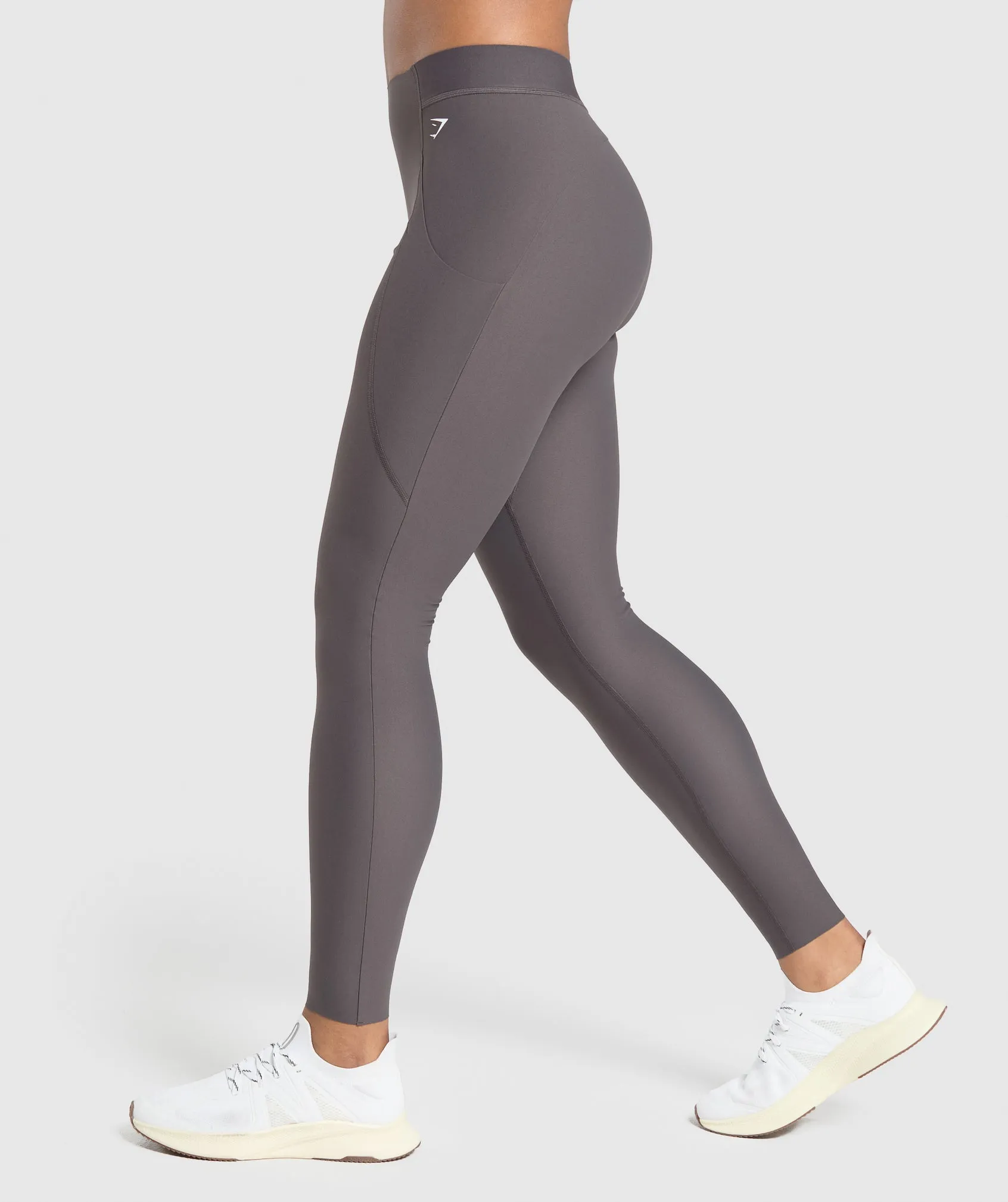 Gymshark Raw Cut Legging - Greyed Purple