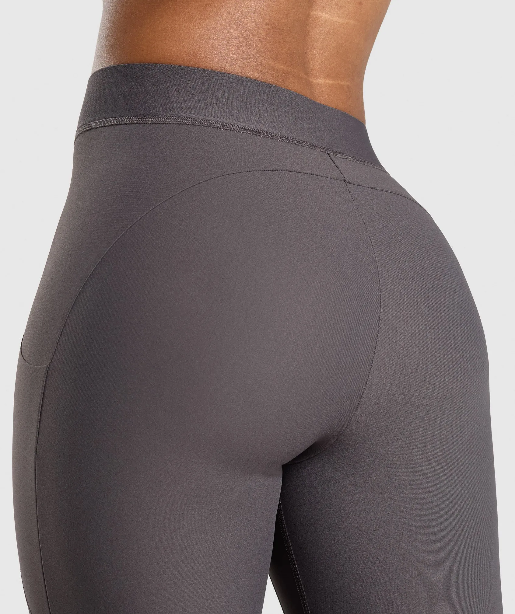 Gymshark Raw Cut Legging - Greyed Purple