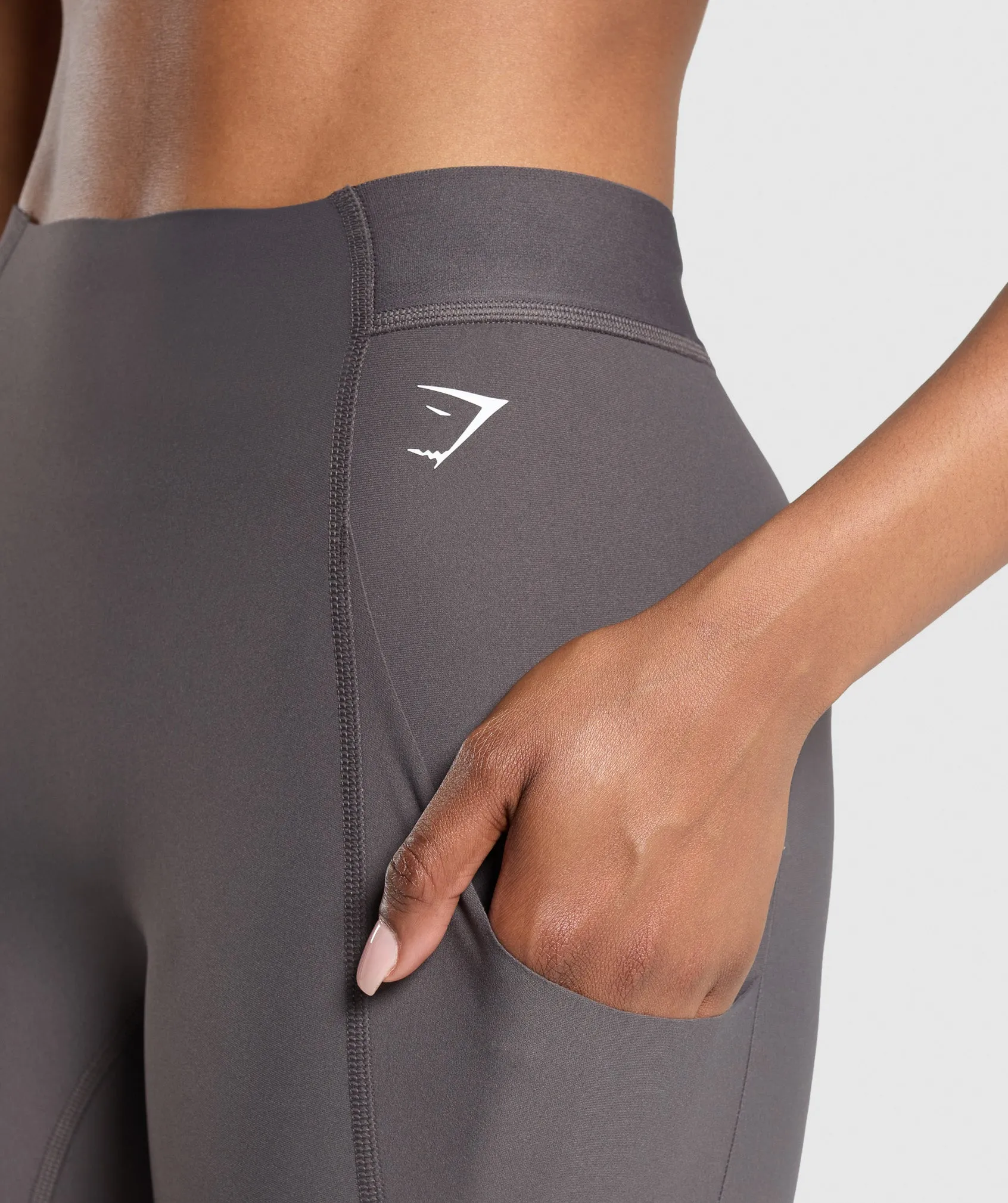 Gymshark Raw Cut Legging - Greyed Purple