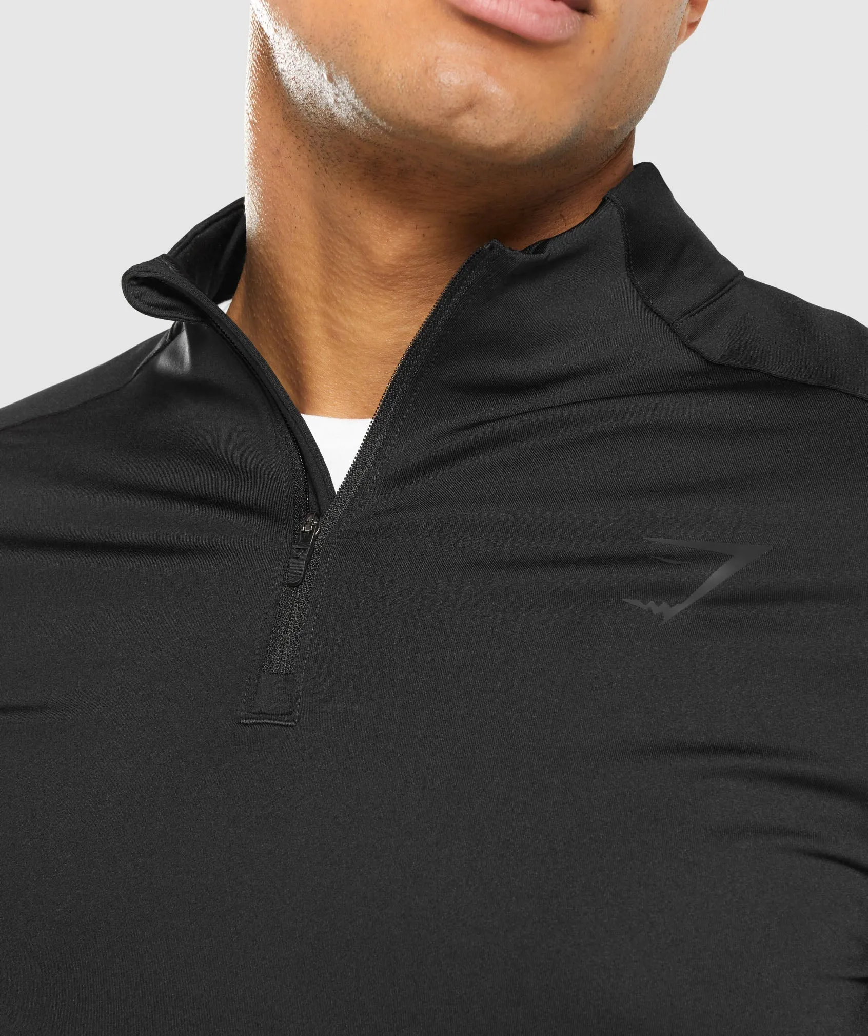 Gymshark Regulate 1/4 Zip Pullover - Black