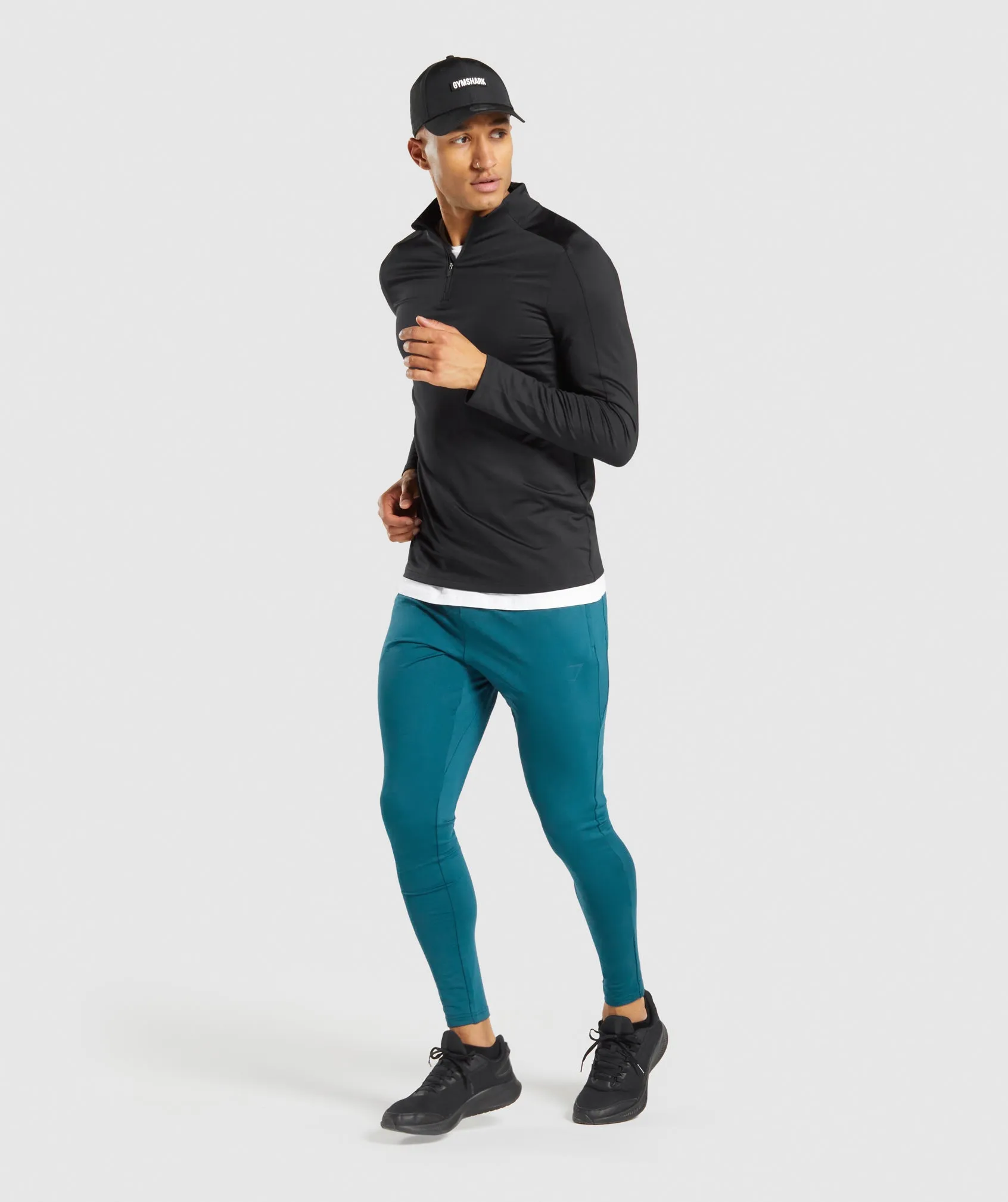 Gymshark Regulate 1/4 Zip Pullover - Black