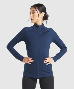 Gymshark Training Zip Up Jacket - Navy