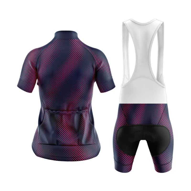 Halftone Club Cycling Kit (Purple Red)