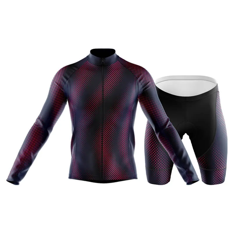 Halftone Club Cycling Kit (Purple Red)