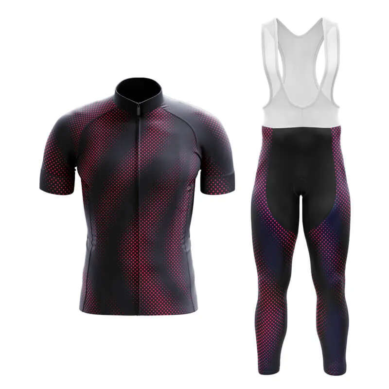 Halftone Club Cycling Kit (Purple Red)