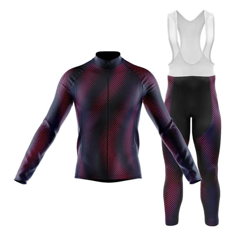 Halftone Club Cycling Kit (Purple Red)