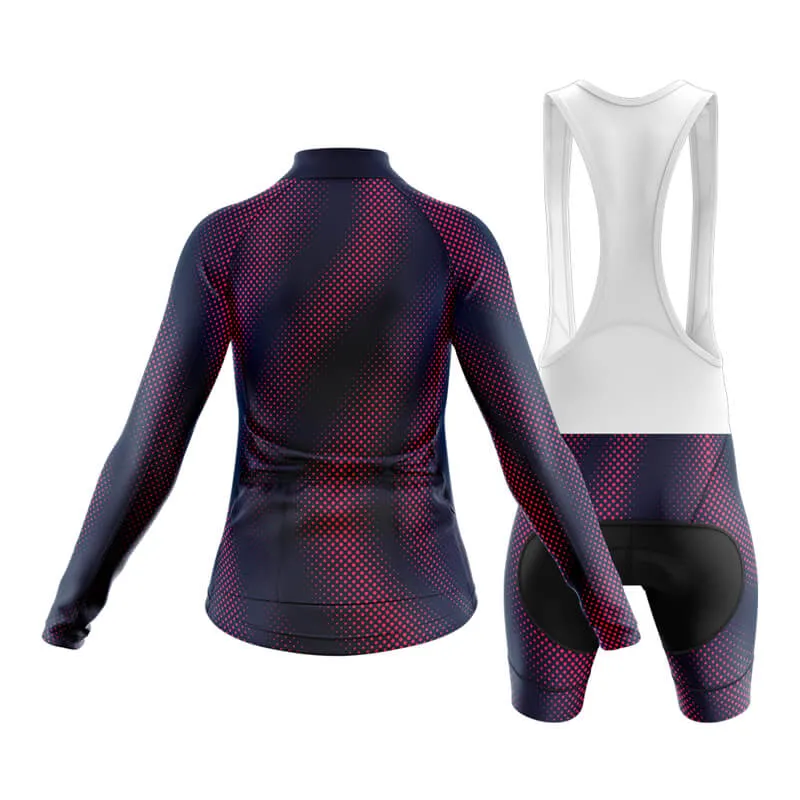 Halftone Club Cycling Kit (Purple Red)