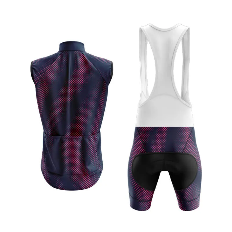 Halftone Club Cycling Kit (Purple Red)