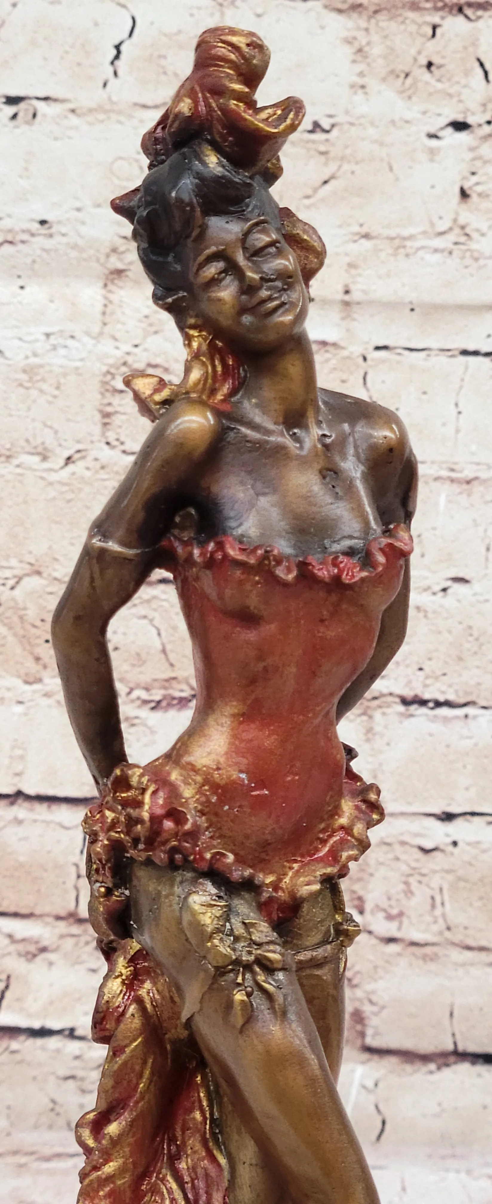 Hot Cast Handcrafted Spanish Dancer Bronze Sculpture Home Office Decor LTD EDT