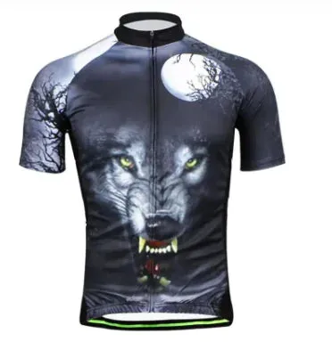 HOT Wolf Men Cycling Jersey