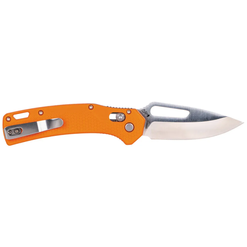 Klein OFK000ORT KTO Resurgence Fishing Knife, Drop Point Blade, Orange Handle