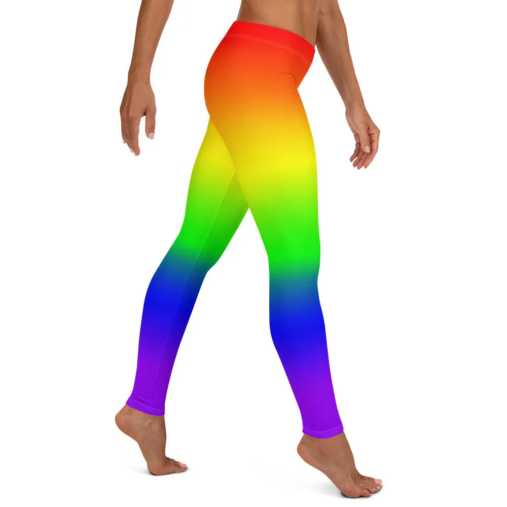 LGBTQ Pride Women's Leggings Yoga Pants - Ombre