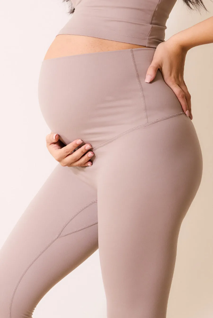 Maternity 24/7 Revitalise Leggings - Clay