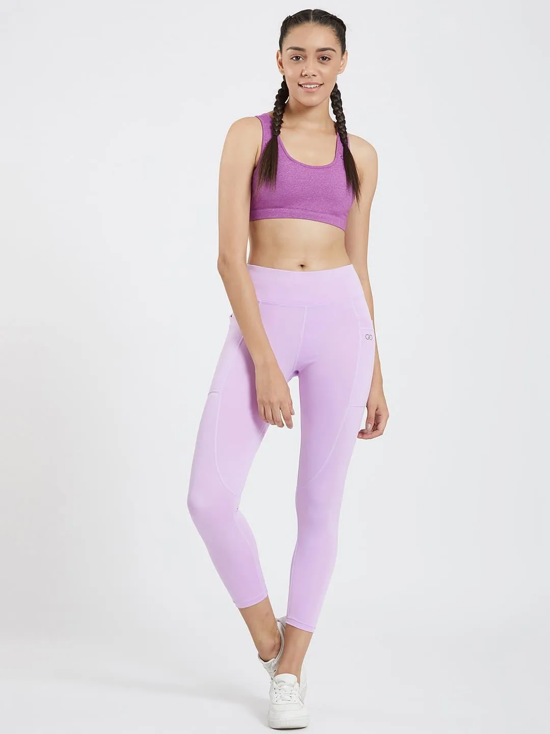 Maxtreme Power me Lavender Ankle Pockets Leggings