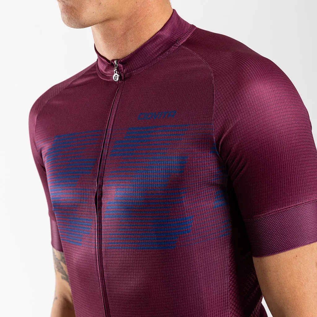 Men's Etape Sport Fit Jersey (Rhubarb)