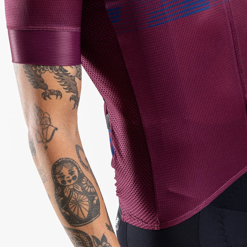 Men's Etape Sport Fit Jersey (Rhubarb)