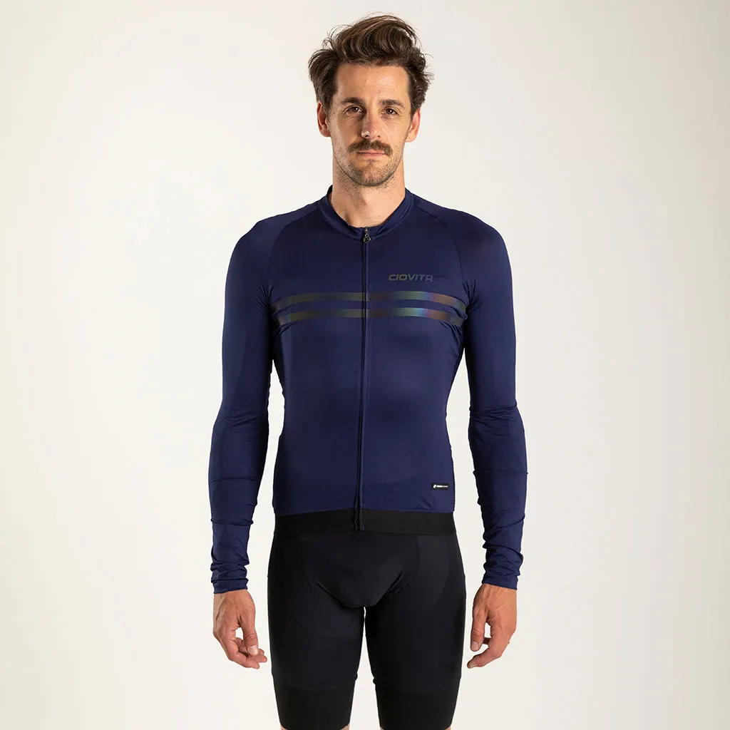 Men's Faro Long Sleeve Jersey (Navy)