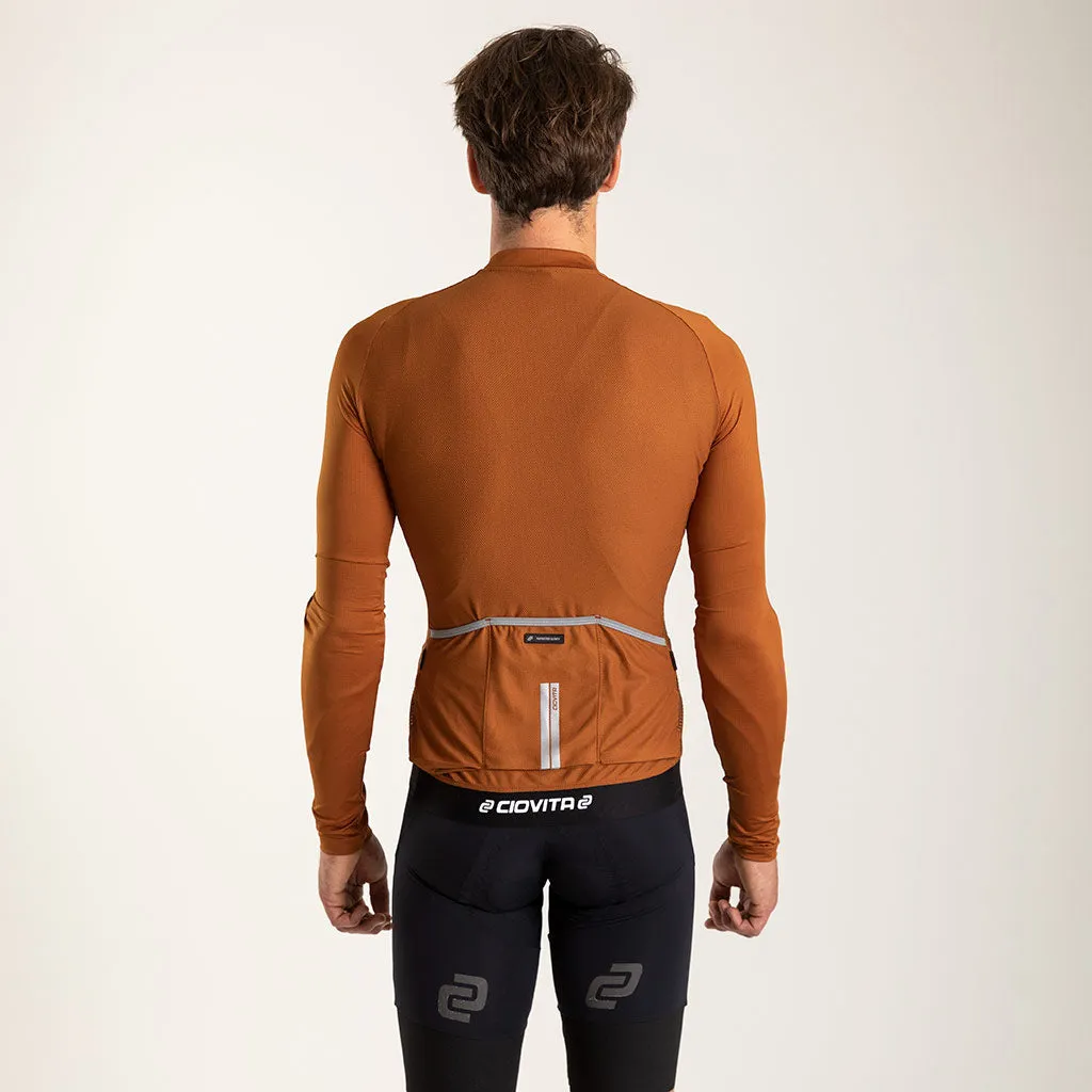 Men's Faro Long Sleeve Jersey (Rust)