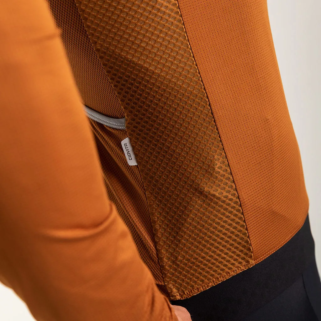 Men's Faro Long Sleeve Jersey (Rust)