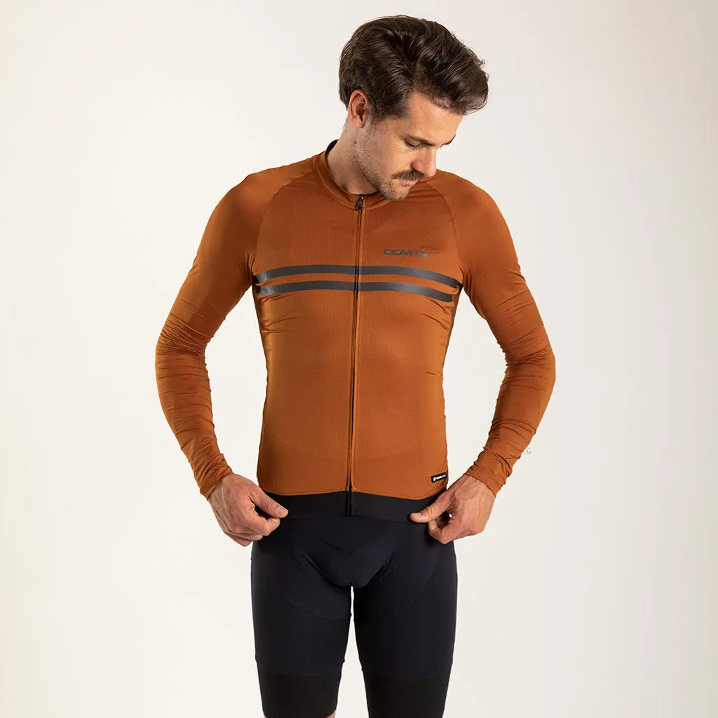 Men's Faro Long Sleeve Jersey (Rust)