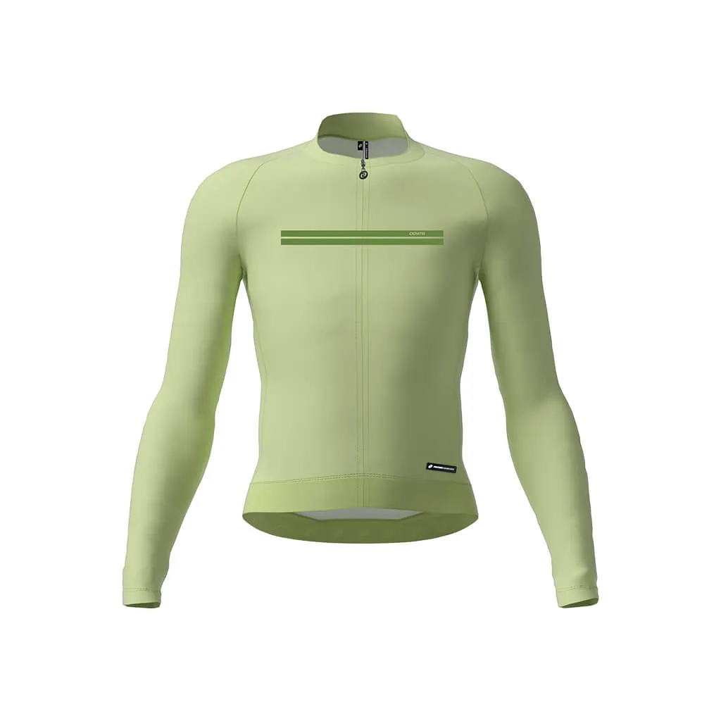 Men's Faro Long Sleeve Race Fit 2.0 Jersey (Lime)