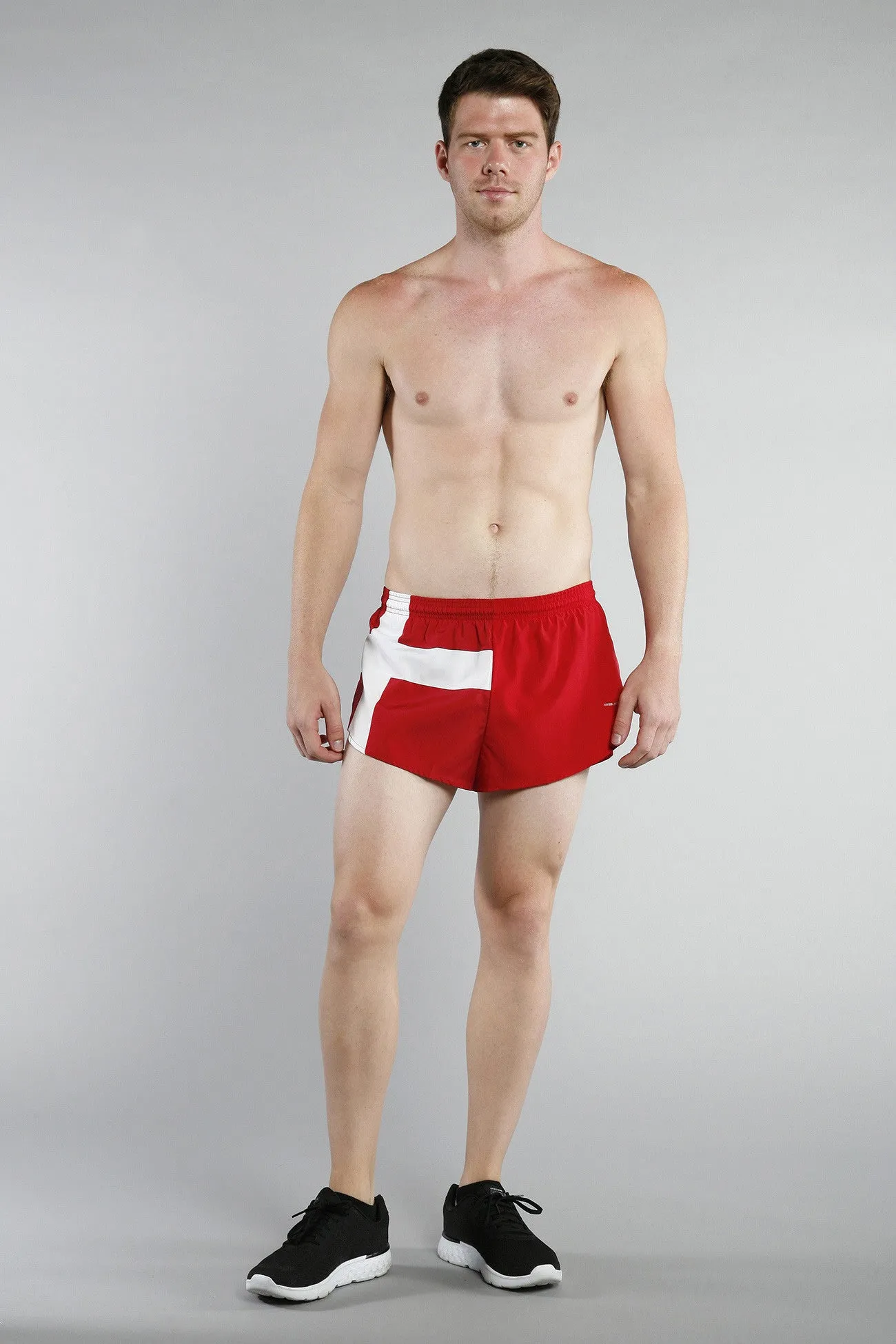 Men's Flag 1" Elite Split Shorts [D-F] - Denmark