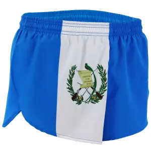 Men's Flag 1" Elite Split Shorts [G-I] - Guatemala