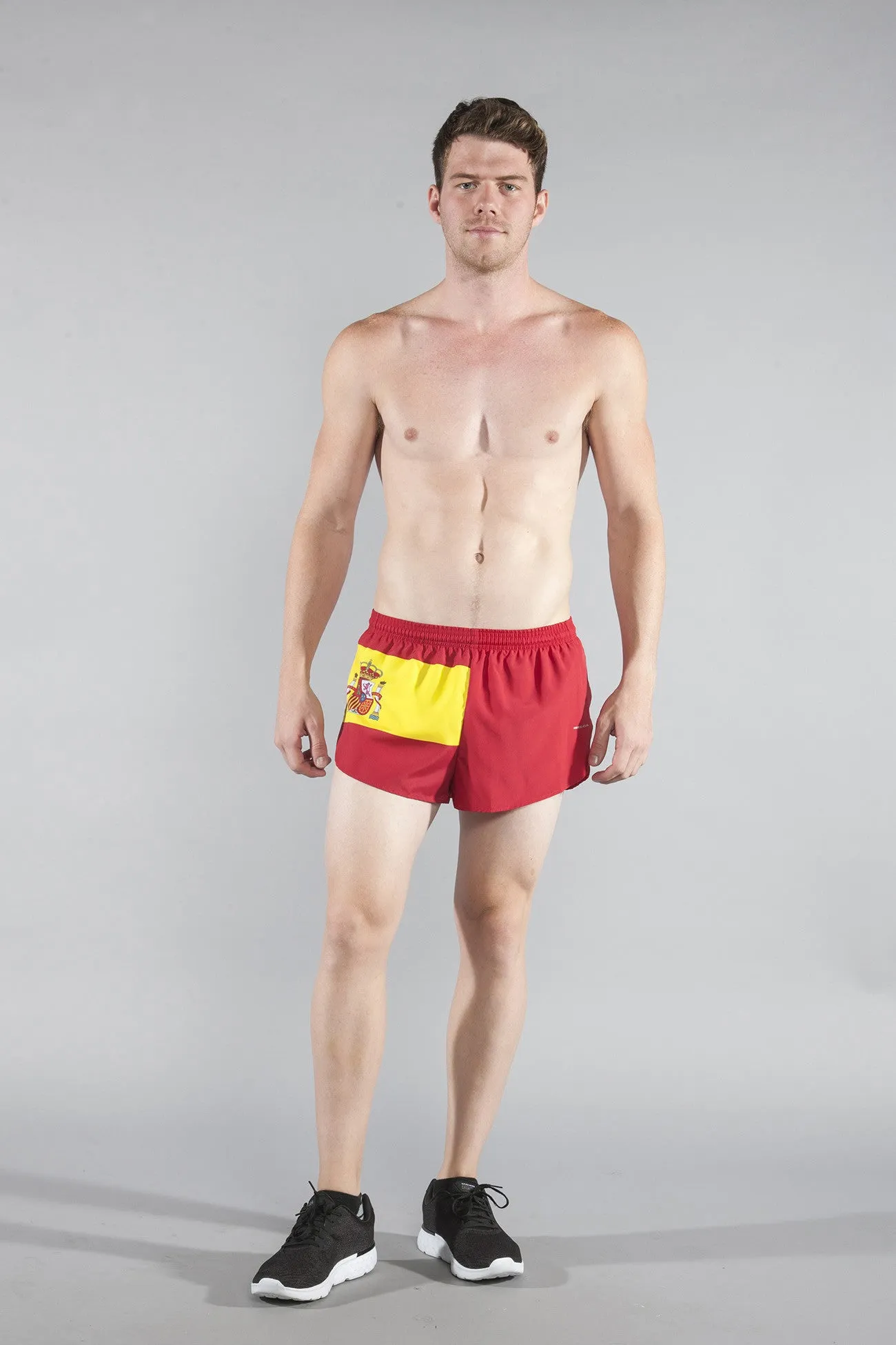 Men's Flag 1" Elite Split Shorts [S-T] - Spain