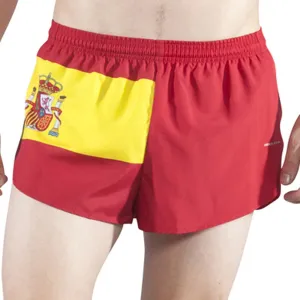 Men's Flag 1" Elite Split Shorts [S-T] - Spain