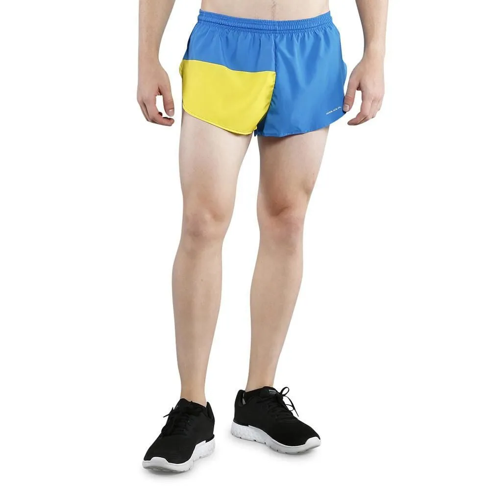 Men's Flag 1" Elite Split Shorts [U-Z] - Ukraine