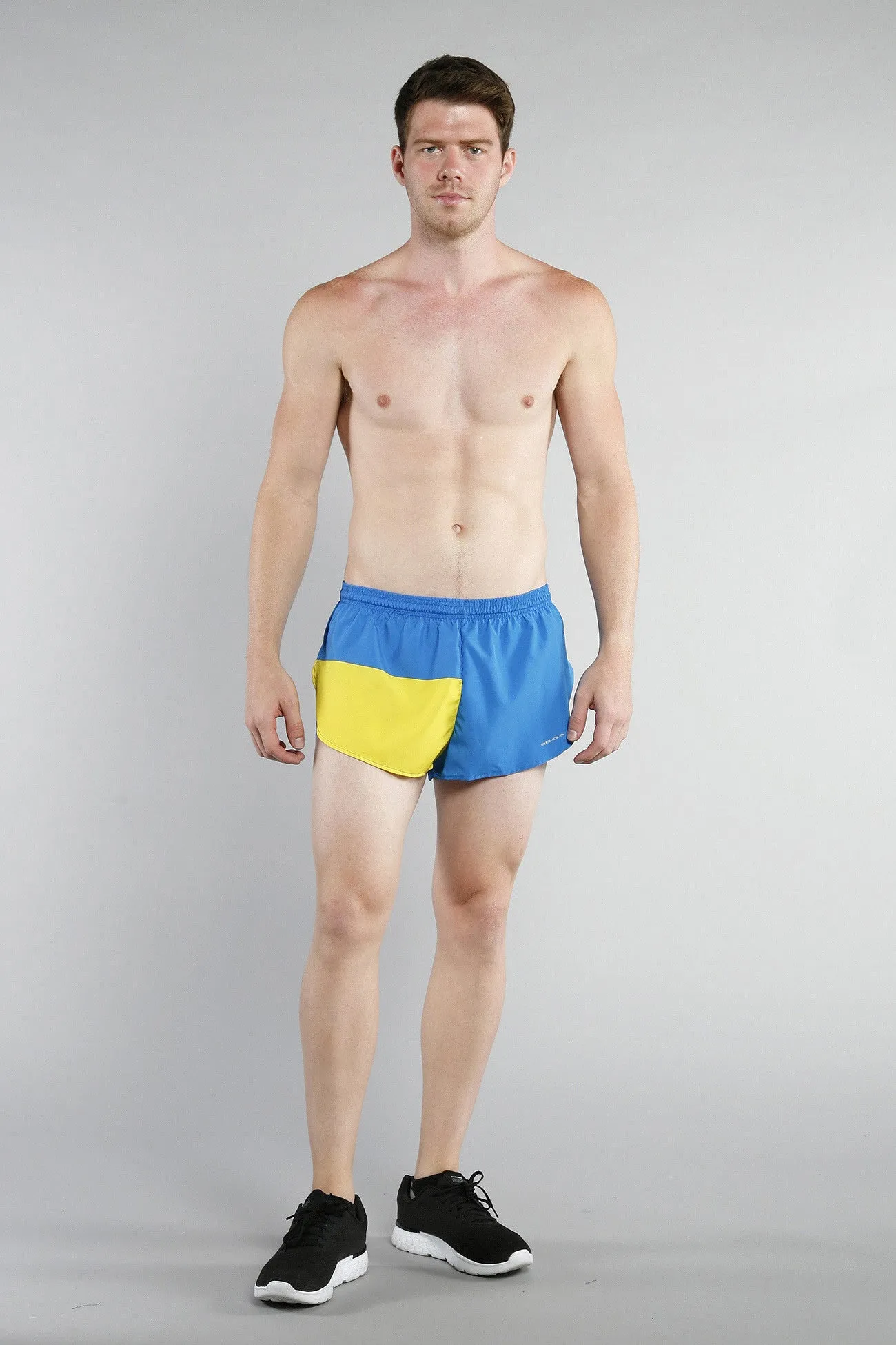 Men's Flag 1" Elite Split Shorts [U-Z] - Ukraine