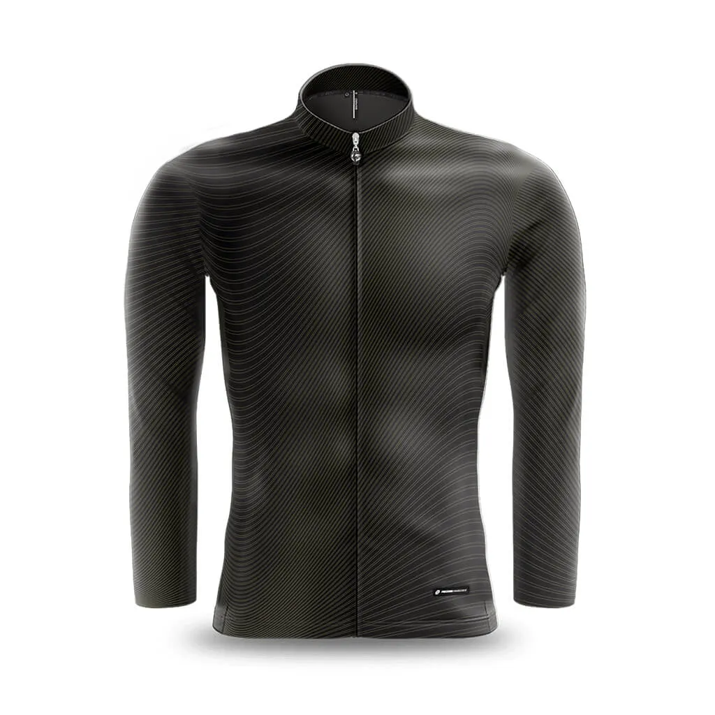 Men's Motion Long Sleeve Flyweight Jersey (Black)