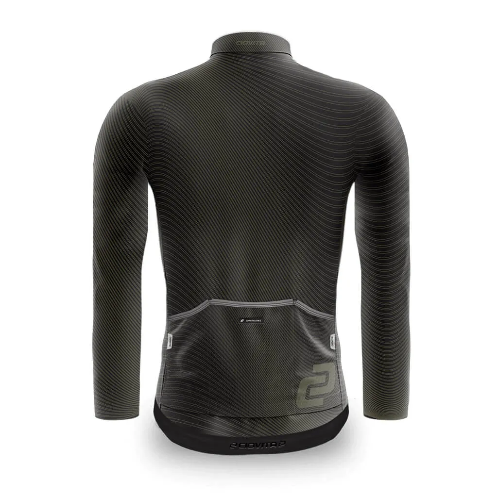 Men's Motion Long Sleeve Flyweight Jersey (Black)