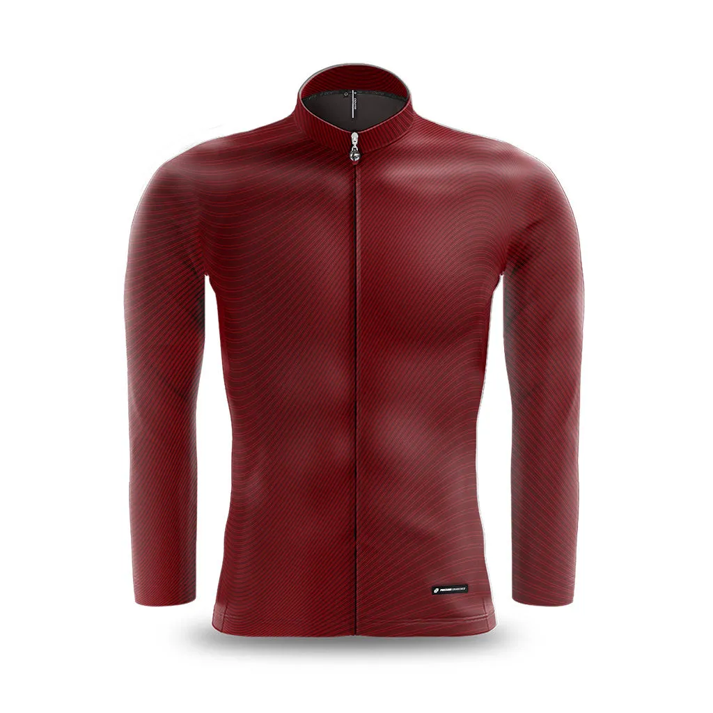 Men's Motion Long Sleeve Flyweight Jersey (Bloodstone)