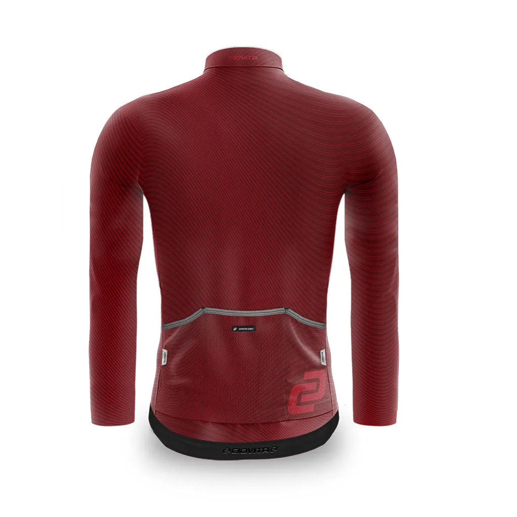 Men's Motion Long Sleeve Flyweight Jersey (Bloodstone)