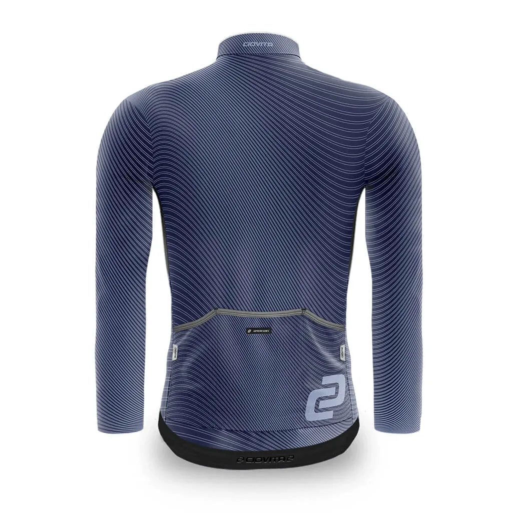 Men's Motion Long Sleeve Flyweight Jersey (Blue)