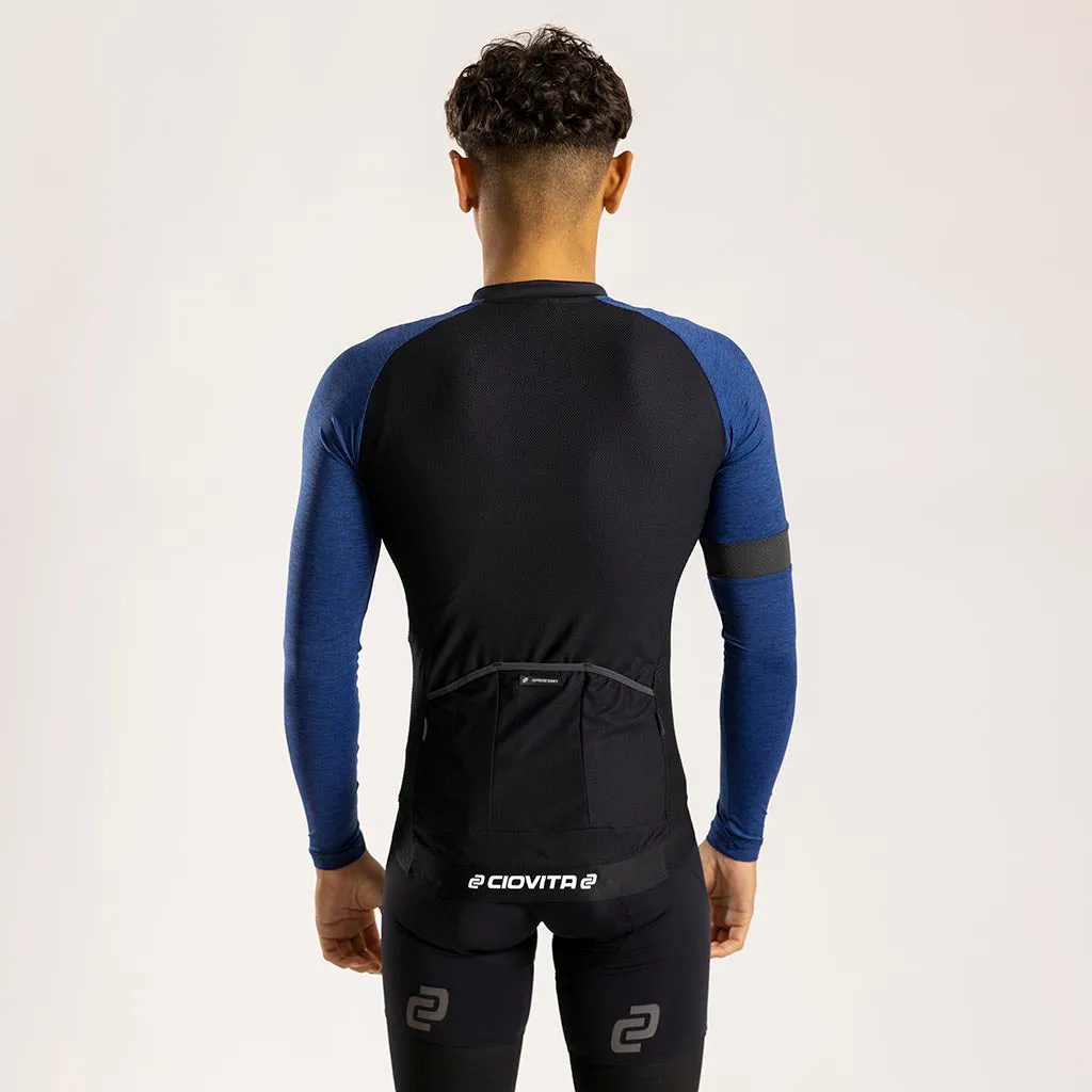 Men's Opera Long Sleeve Jersey (Navy)