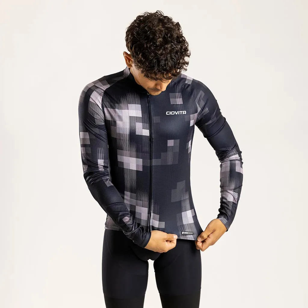 Men's Pixel Long Sleeve Sport Fit Jersey