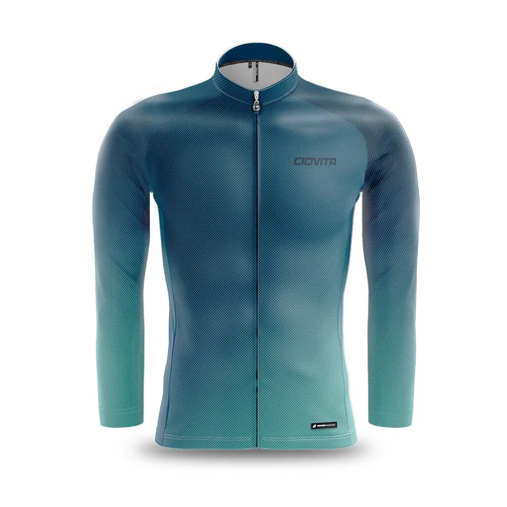 Men's Punto Long Sleeve Sport Fit Jersey (Teal)