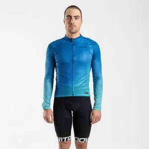 Men's Punto Long Sleeve Sport Fit Jersey (Teal)